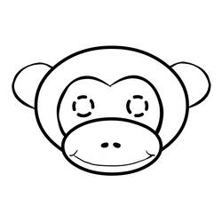 Disegno da colorare: Scimmia (Animali) #14231 - Pagine da Colorare Stampabili Gratuite