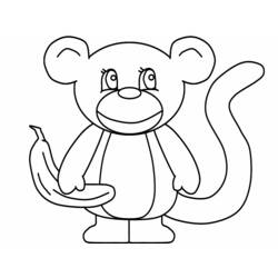Disegno da colorare: Scimmia (Animali) #14336 - Pagine da Colorare Stampabili Gratuite