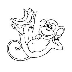 Disegno da colorare: Scimpanzé (Animali) #2768 - Pagine da Colorare Stampabili Gratuite