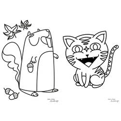 Disegno da colorare: Scoiattolo (Animali) #6171 - Pagine da Colorare Stampabili Gratuite