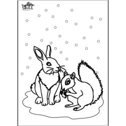 Disegno da colorare: Scoiattolo (Animali) #6266 - Pagine da Colorare Stampabili Gratuite