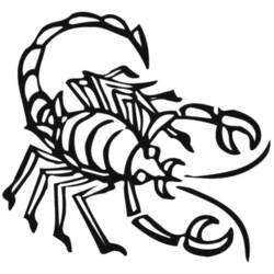 Disegno da colorare: Scorpione (Animali) #14555 - Pagine da Colorare Stampabili Gratuite