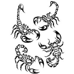 Disegno da colorare: Scorpione (Animali) #14609 - Pagine da Colorare Stampabili Gratuite