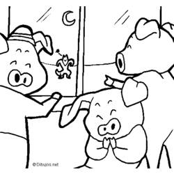 Disegno da colorare: Scrofa (Animali) #3743 - Pagine da Colorare Stampabili Gratuite