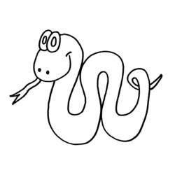 Disegno da colorare: Serpente (Animali) #14338 - Pagine da Colorare Stampabili Gratuite