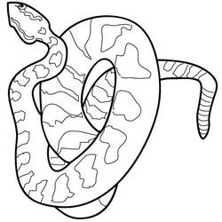 Disegno da colorare: Serpente (Animali) #14359 - Pagine da Colorare Stampabili Gratuite