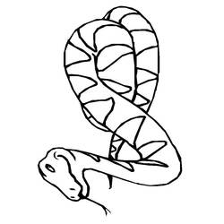 Disegno da colorare: Serpente (Animali) #14360 - Pagine da Colorare Stampabili Gratuite