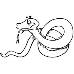 Disegno da colorare: Serpente (Animali) #14362 - Pagine da Colorare Stampabili Gratuite
