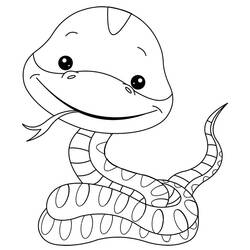 Disegno da colorare: Serpente (Animali) #14394 - Pagine da Colorare Stampabili Gratuite