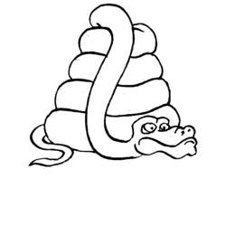 Disegno da colorare: Serpente (Animali) #14402 - Pagine da Colorare Stampabili Gratuite