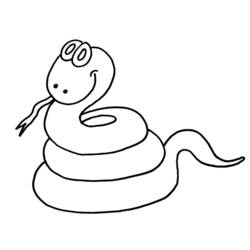 Disegno da colorare: Serpente (Animali) #14427 - Pagine da Colorare Stampabili Gratuite