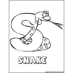 Disegno da colorare: Serpente (Animali) #14441 - Pagine da Colorare Stampabili Gratuite