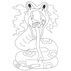 Disegno da colorare: Serpente (Animali) #14450 - Pagine da Colorare Stampabili Gratuite