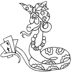 Disegno da colorare: Serpente (Animali) #14480 - Pagine da Colorare Stampabili Gratuite