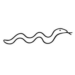 Disegno da colorare: Serpente (Animali) #14513 - Pagine da Colorare Stampabili Gratuite