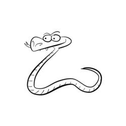 Disegno da colorare: Serpente (Animali) #14521 - Pagine da Colorare Stampabili Gratuite