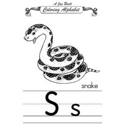 Disegno da colorare: Serpente (Animali) #14532 - Pagine da Colorare Stampabili Gratuite