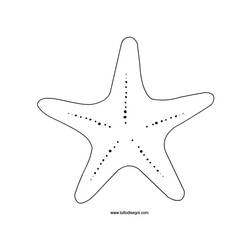 Disegno da colorare: Stella marina (Animali) #6711 - Pagine da Colorare Stampabili Gratuite