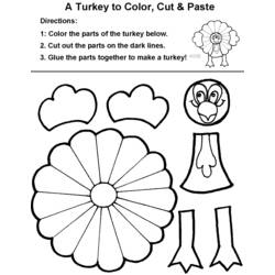 Disegno da colorare: Tacchino (Animali) #5379 - Pagine da Colorare Stampabili Gratuite
