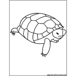 Disegno da colorare: Tartaruga (Animali) #13436 - Pagine da Colorare Stampabili Gratuite