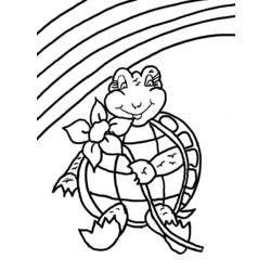 Disegno da colorare: Tartaruga (Animali) #13463 - Pagine da Colorare Stampabili Gratuite