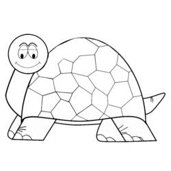 Disegno da colorare: Tartaruga (Animali) #13464 - Pagine da Colorare Stampabili Gratuite