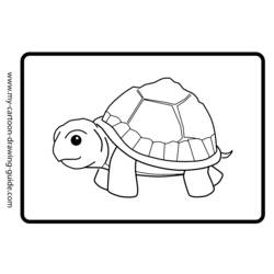 Disegno da colorare: Tartaruga (Animali) #13466 - Pagine da Colorare Stampabili Gratuite
