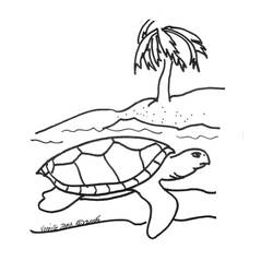 Disegno da colorare: Tartaruga (Animali) #13469 - Pagine da Colorare Stampabili Gratuite