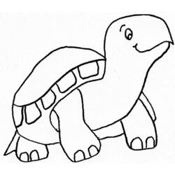 Disegno da colorare: Tartaruga (Animali) #13580 - Pagine da Colorare Stampabili Gratuite