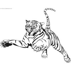 Disegno da colorare: Tigre (Animali) #13608 - Pagine da Colorare Stampabili Gratuite
