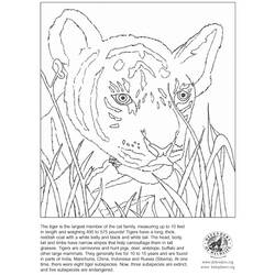 Disegno da colorare: Tigre (Animali) #13627 - Pagine da Colorare Stampabili Gratuite