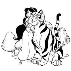 Disegno da colorare: Tigre (Animali) #13640 - Pagine da Colorare Stampabili Gratuite