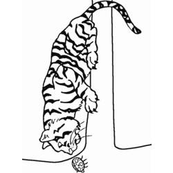 Disegno da colorare: Tigre (Animali) #13651 - Pagine da Colorare Stampabili Gratuite