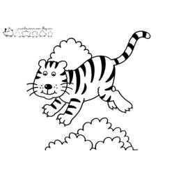 Disegno da colorare: Tigre (Animali) #13661 - Pagine da Colorare Stampabili Gratuite