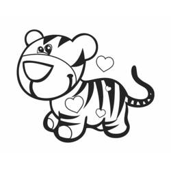 Disegno da colorare: Tigre (Animali) #13674 - Pagine da Colorare Stampabili Gratuite