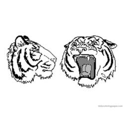 Disegno da colorare: Tigre (Animali) #13697 - Pagine da Colorare Stampabili Gratuite
