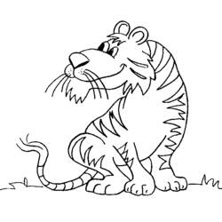 Disegno da colorare: Tigre (Animali) #13734 - Pagine da Colorare Stampabili Gratuite