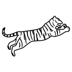 Disegno da colorare: Tigre (Animali) #13780 - Pagine da Colorare Stampabili Gratuite