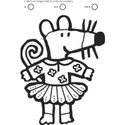Disegno da colorare: Topo (Animali) #14074 - Pagine da Colorare Stampabili Gratuite