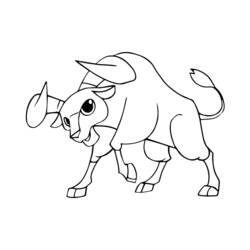 Disegno da colorare: Toro (Animali) #13813 - Pagine da Colorare Stampabili Gratuite