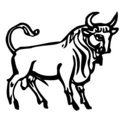 Disegno da colorare: Toro (Animali) #13829 - Pagine da Colorare Stampabili Gratuite