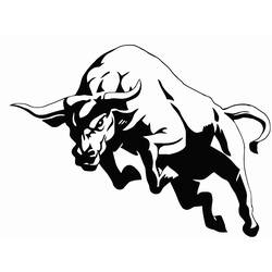 Disegno da colorare: Toro (Animali) #13835 - Pagine da Colorare Stampabili Gratuite