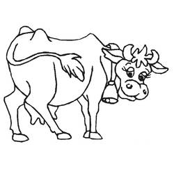 Disegno da colorare: Toro (Animali) #13840 - Pagine da Colorare Stampabili Gratuite