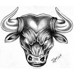 Disegno da colorare: Toro (Animali) #13851 - Pagine da Colorare Stampabili Gratuite