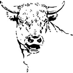 Disegno da colorare: Toro (Animali) #13854 - Pagine da Colorare Stampabili Gratuite