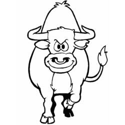 Disegno da colorare: Toro (Animali) #13858 - Pagine da Colorare Stampabili Gratuite
