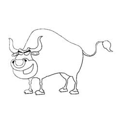 Disegno da colorare: Toro (Animali) #13934 - Pagine da Colorare Stampabili Gratuite