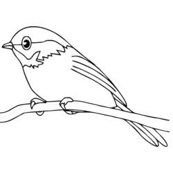 Disegno da colorare: Uccelli (Animali) #11840 - Pagine da Colorare Stampabili Gratuite