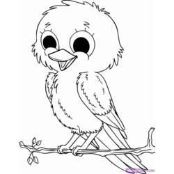 Disegno da colorare: Uccelli (Animali) #11849 - Pagine da Colorare Stampabili Gratuite