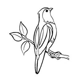 Disegno da colorare: Uccelli (Animali) #11893 - Pagine da Colorare Stampabili Gratuite